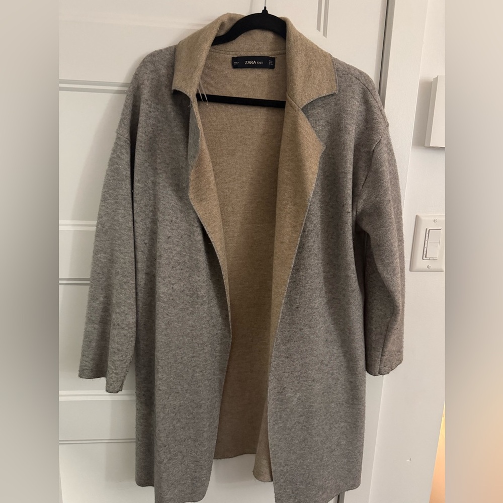 Zara knit sweater jacket